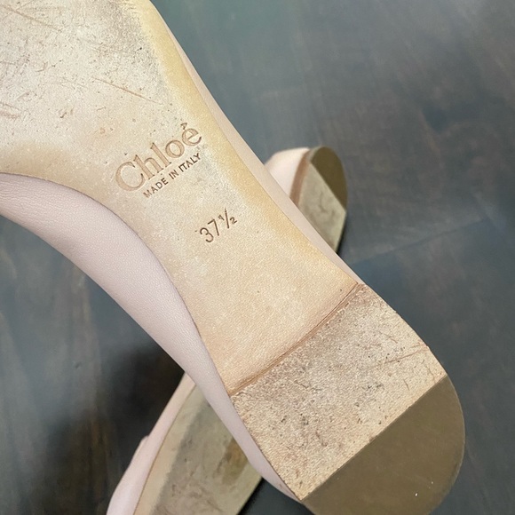 Chloe Lauren Scalloped Ballerina Flats - Picture 4 of 5